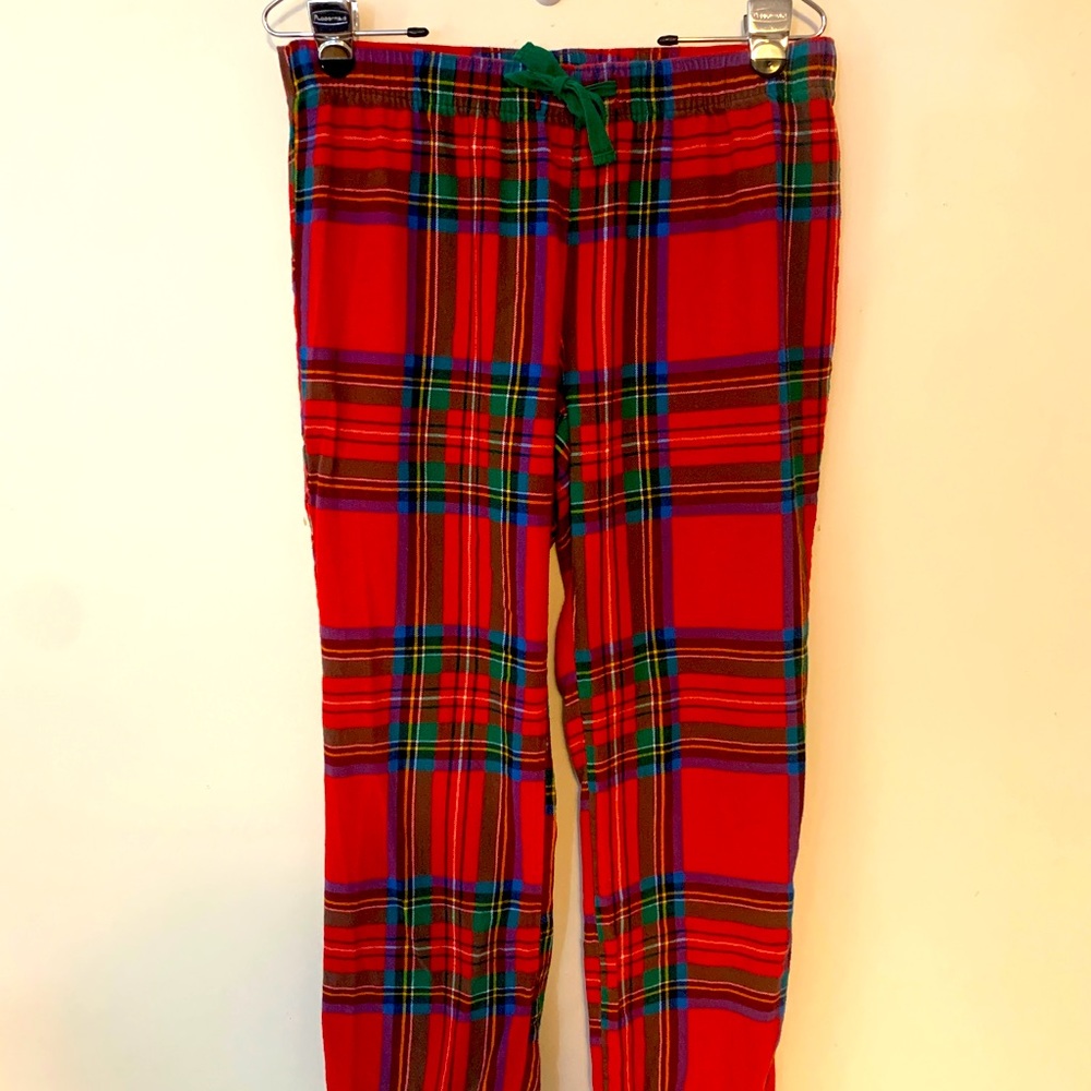Old Navy Plaid Christmas Pajama Pants size Medium